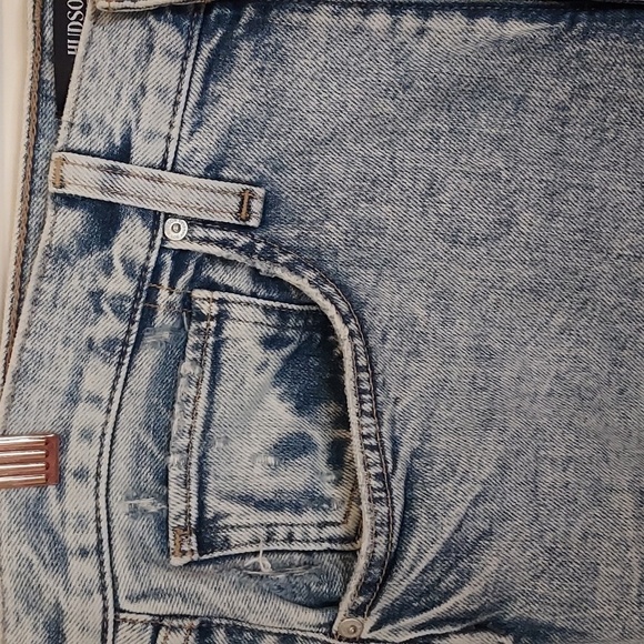 Hudson Jeans Jade High Rise Straight Loose Fit Jeans - Picture 8 of 12